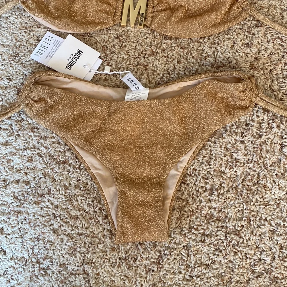 Moschino Metallic Gold Bikini - Picture 4 of 11